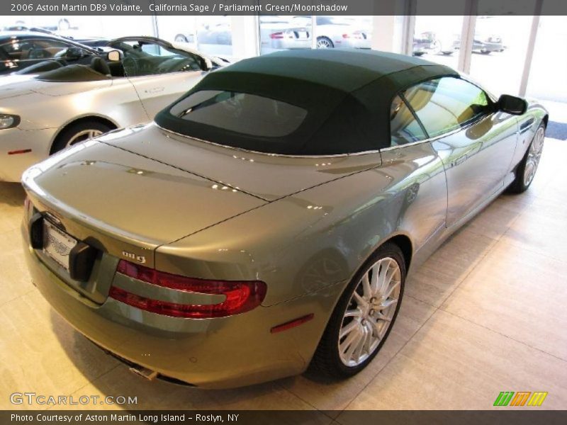 California Sage / Parliament Green/Moonshadow 2006 Aston Martin DB9 Volante
