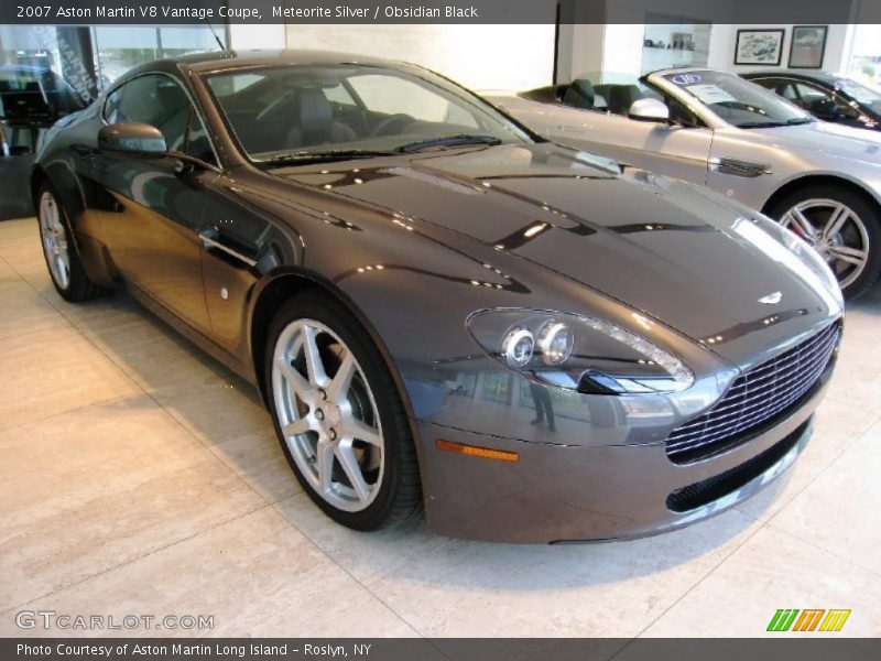 Meteorite Silver / Obsidian Black 2007 Aston Martin V8 Vantage Coupe