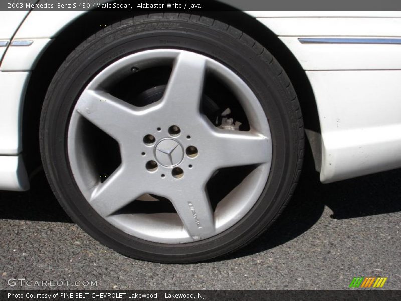 Alabaster White / Java 2003 Mercedes-Benz S 430 4Matic Sedan