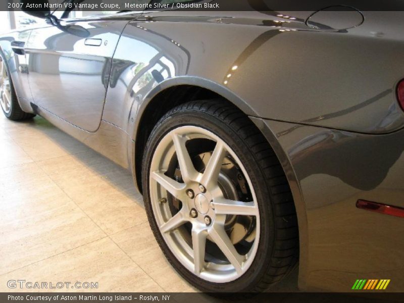 Meteorite Silver / Obsidian Black 2007 Aston Martin V8 Vantage Coupe