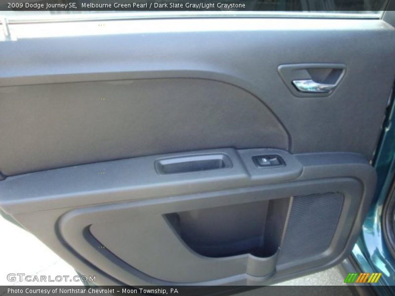 Melbourne Green Pearl / Dark Slate Gray/Light Graystone 2009 Dodge Journey SE