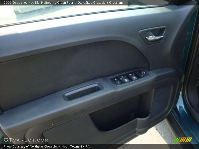 Melbourne Green Pearl / Dark Slate Gray/Light Graystone 2009 Dodge Journey SE