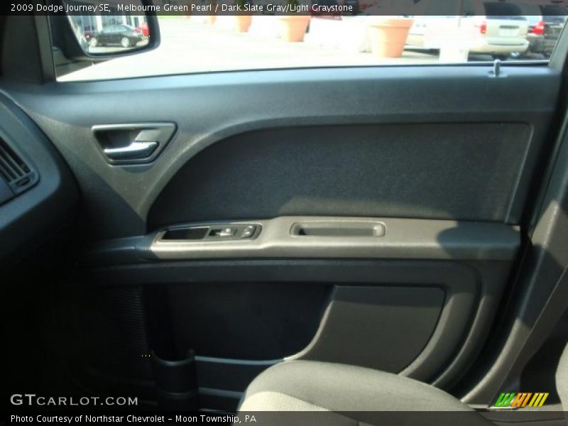 Melbourne Green Pearl / Dark Slate Gray/Light Graystone 2009 Dodge Journey SE