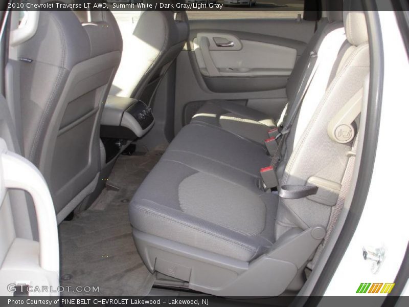 Summit White / Dark Gray/Light Gray 2010 Chevrolet Traverse LT AWD