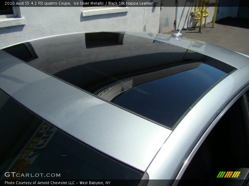 Ice Silver Metallic / Black Silk Nappa Leather 2010 Audi S5 4.2 FSI quattro Coupe