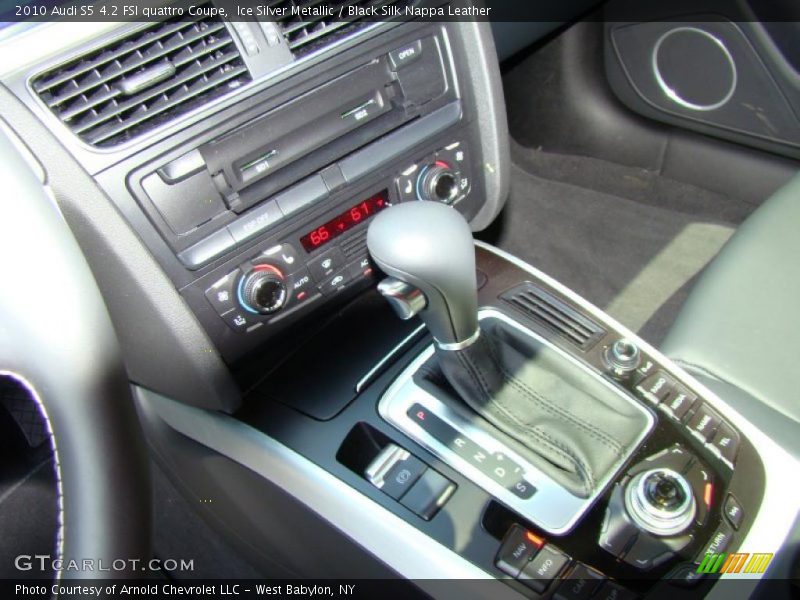 Ice Silver Metallic / Black Silk Nappa Leather 2010 Audi S5 4.2 FSI quattro Coupe