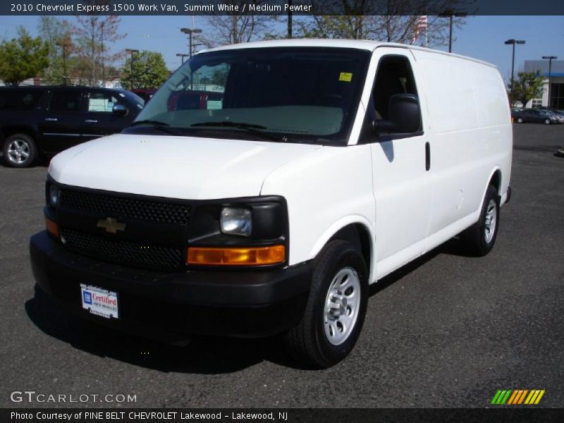 Summit White / Medium Pewter 2010 Chevrolet Express 1500 Work Van
