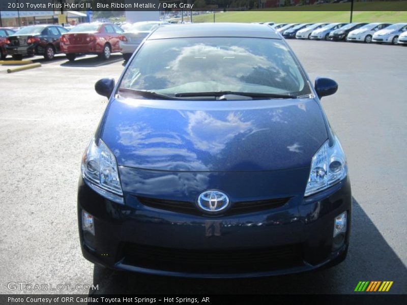 Blue Ribbon Metallic / Dark Gray 2010 Toyota Prius Hybrid III