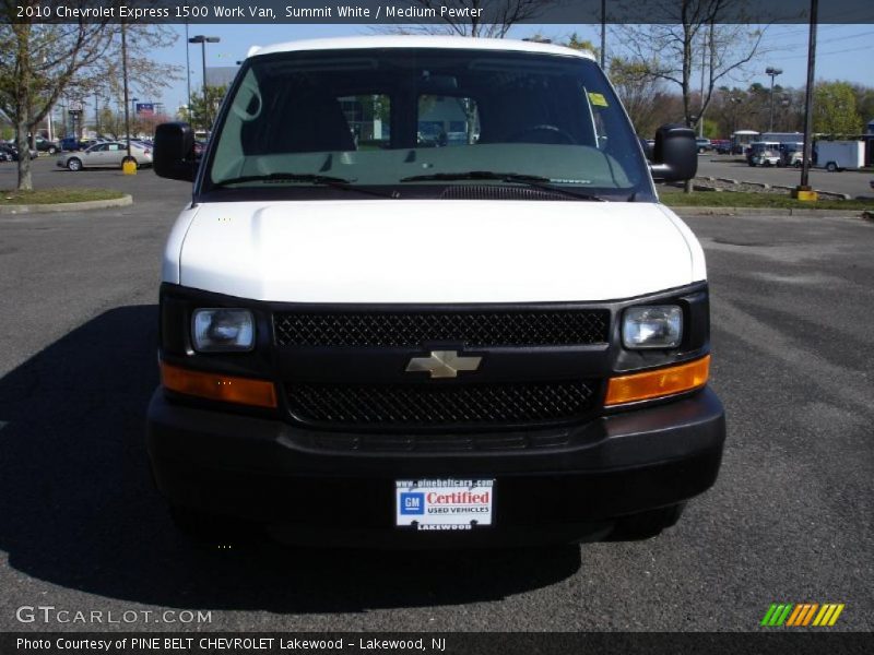 Summit White / Medium Pewter 2010 Chevrolet Express 1500 Work Van