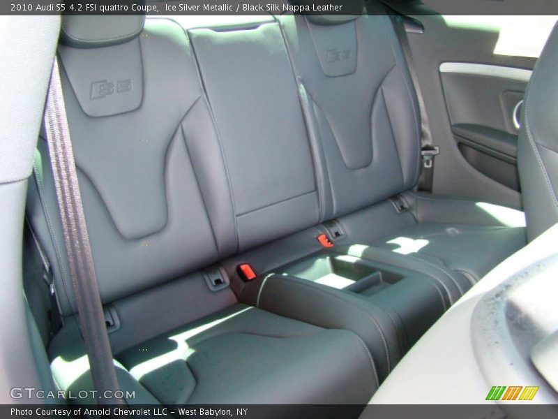 Ice Silver Metallic / Black Silk Nappa Leather 2010 Audi S5 4.2 FSI quattro Coupe