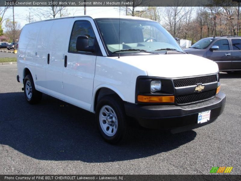 Summit White / Medium Pewter 2010 Chevrolet Express 1500 Work Van
