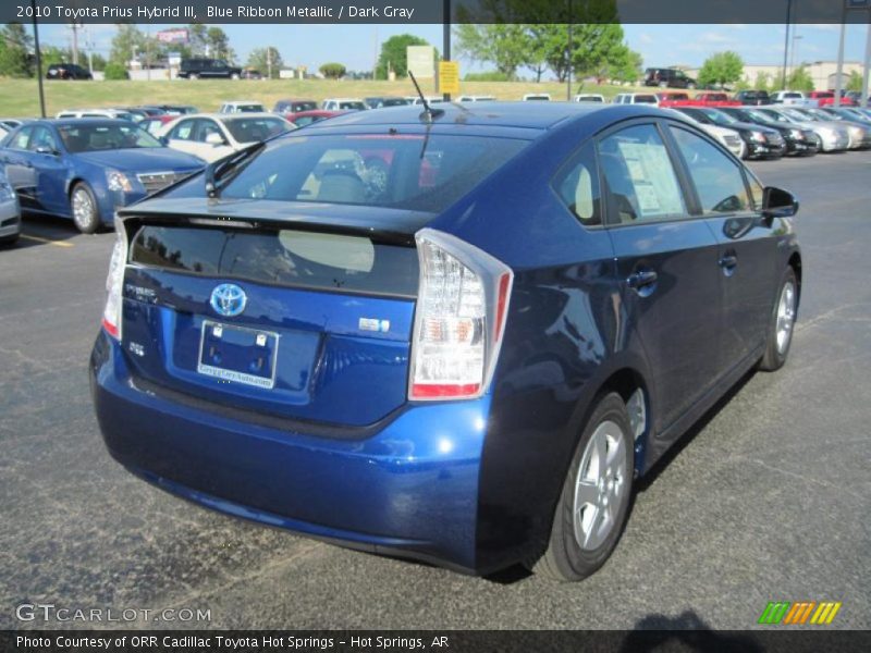 Blue Ribbon Metallic / Dark Gray 2010 Toyota Prius Hybrid III