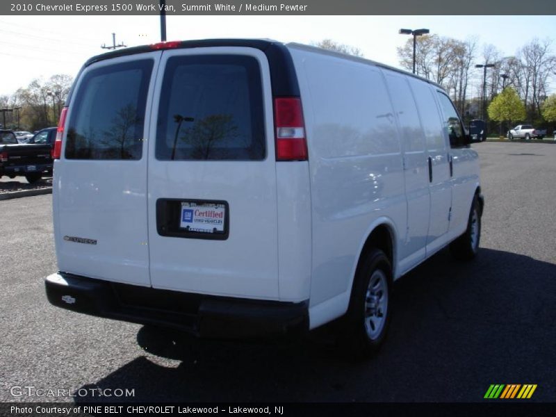Summit White / Medium Pewter 2010 Chevrolet Express 1500 Work Van