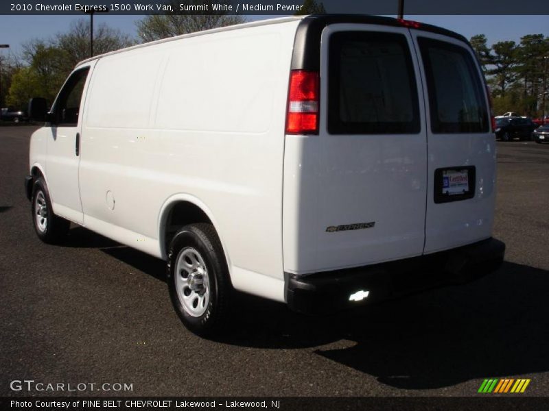 Summit White / Medium Pewter 2010 Chevrolet Express 1500 Work Van