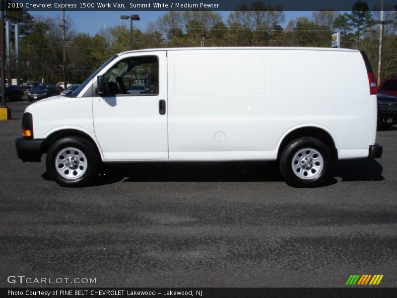 Summit White / Medium Pewter 2010 Chevrolet Express 1500 Work Van