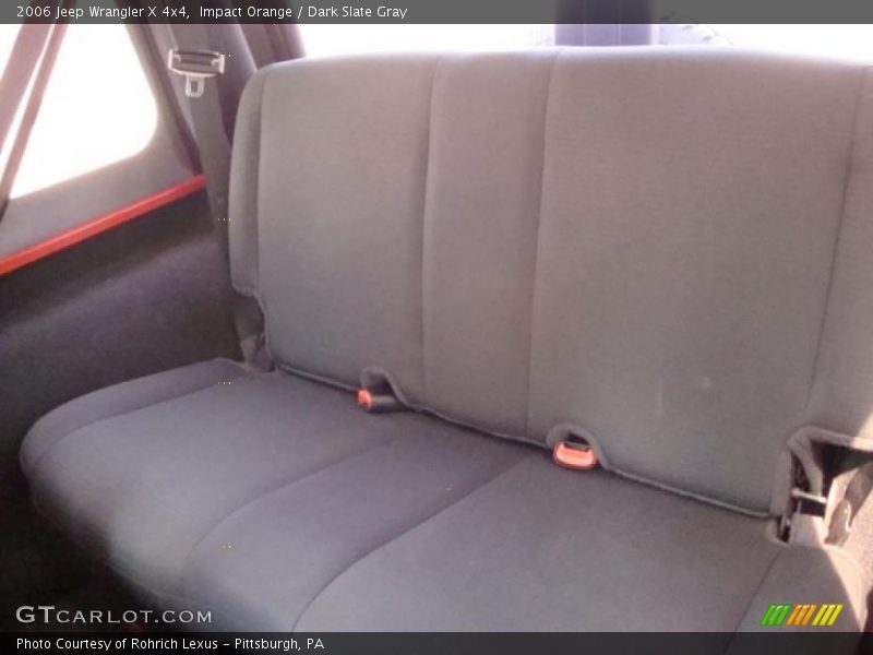 Impact Orange / Dark Slate Gray 2006 Jeep Wrangler X 4x4