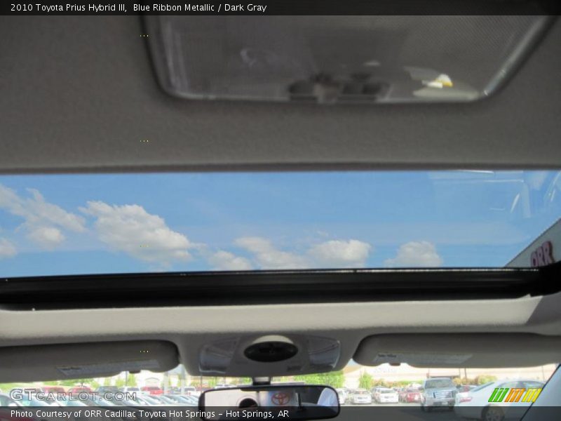 Blue Ribbon Metallic / Dark Gray 2010 Toyota Prius Hybrid III