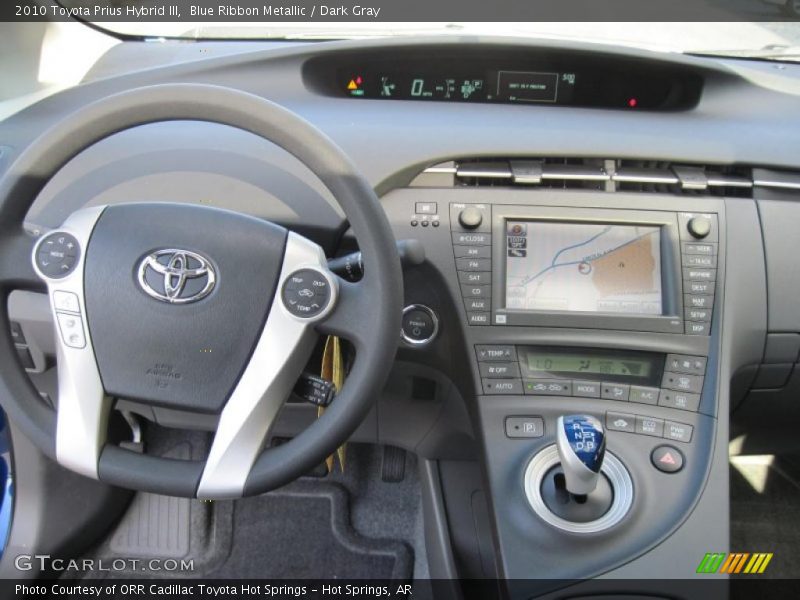 Blue Ribbon Metallic / Dark Gray 2010 Toyota Prius Hybrid III