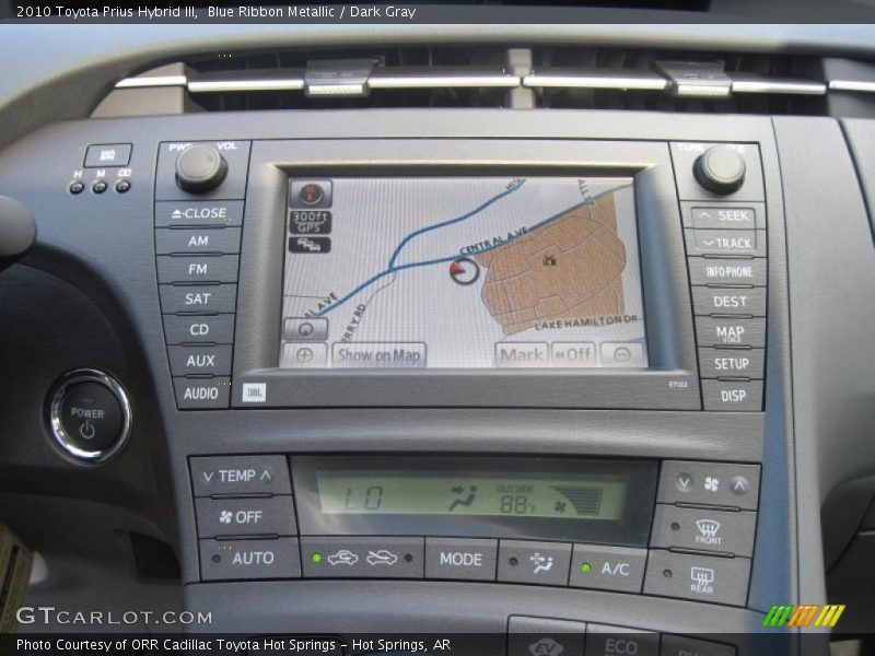 Blue Ribbon Metallic / Dark Gray 2010 Toyota Prius Hybrid III
