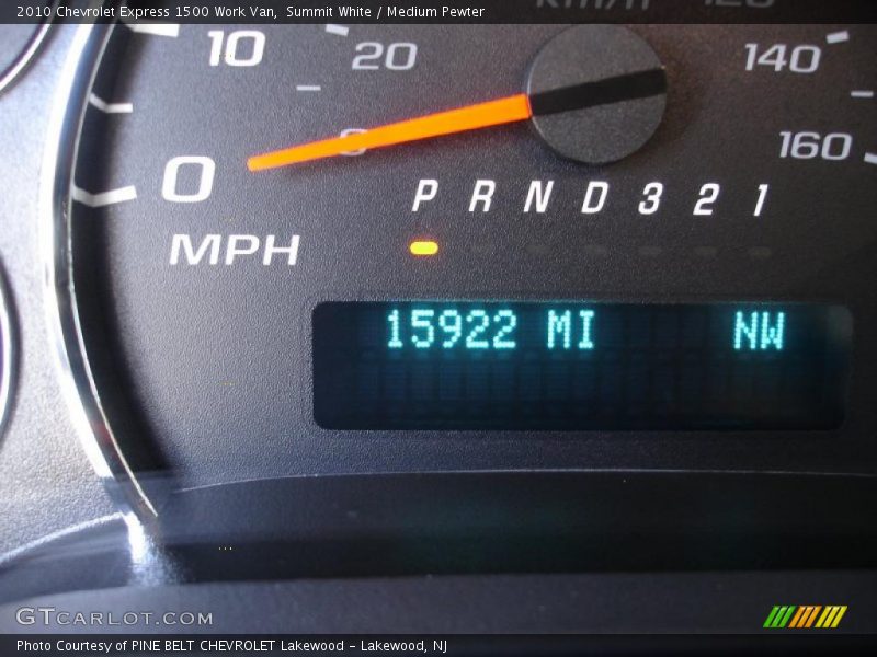 Summit White / Medium Pewter 2010 Chevrolet Express 1500 Work Van