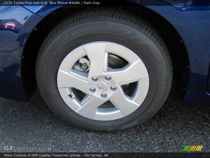 Blue Ribbon Metallic / Dark Gray 2010 Toyota Prius Hybrid III
