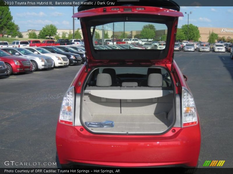 Barcelona Red Metallic / Dark Gray 2010 Toyota Prius Hybrid III