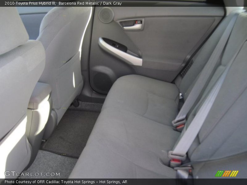 Barcelona Red Metallic / Dark Gray 2010 Toyota Prius Hybrid III