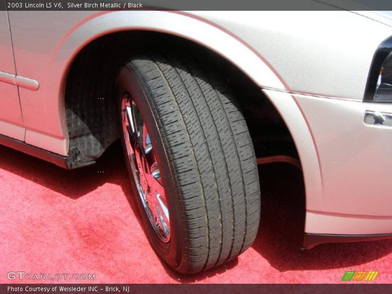Silver Birch Metallic / Black 2003 Lincoln LS V6