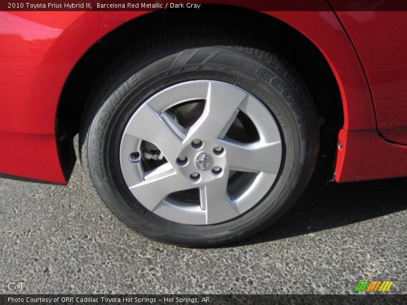 Barcelona Red Metallic / Dark Gray 2010 Toyota Prius Hybrid III