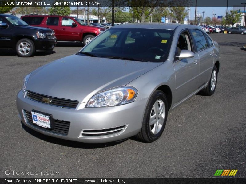 Silverstone Metallic / Gray 2008 Chevrolet Impala LS