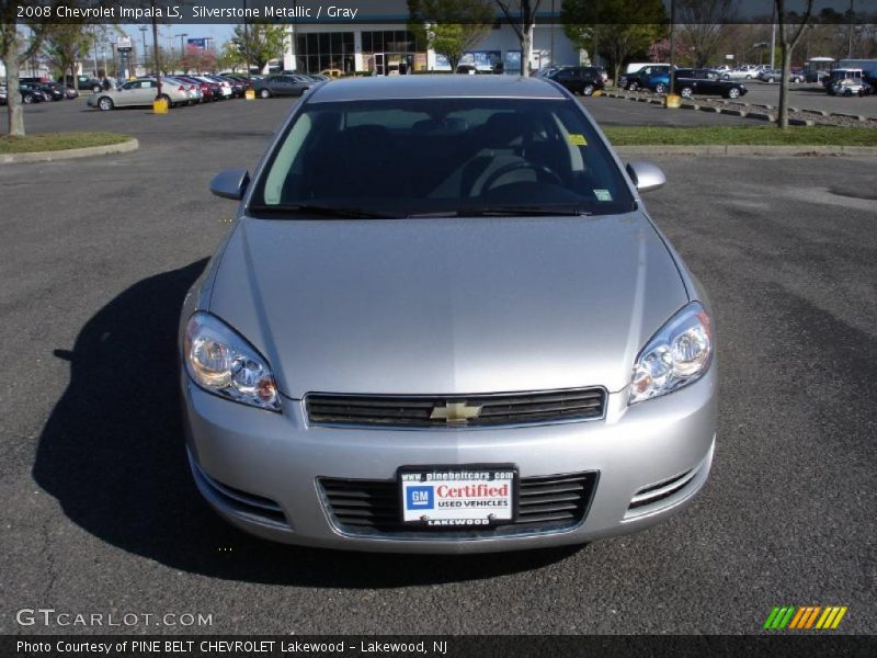 Silverstone Metallic / Gray 2008 Chevrolet Impala LS