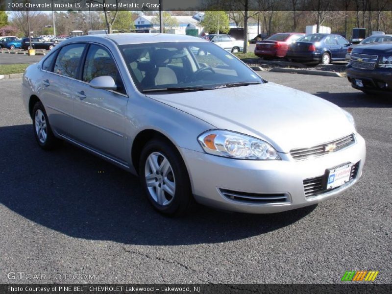 Silverstone Metallic / Gray 2008 Chevrolet Impala LS