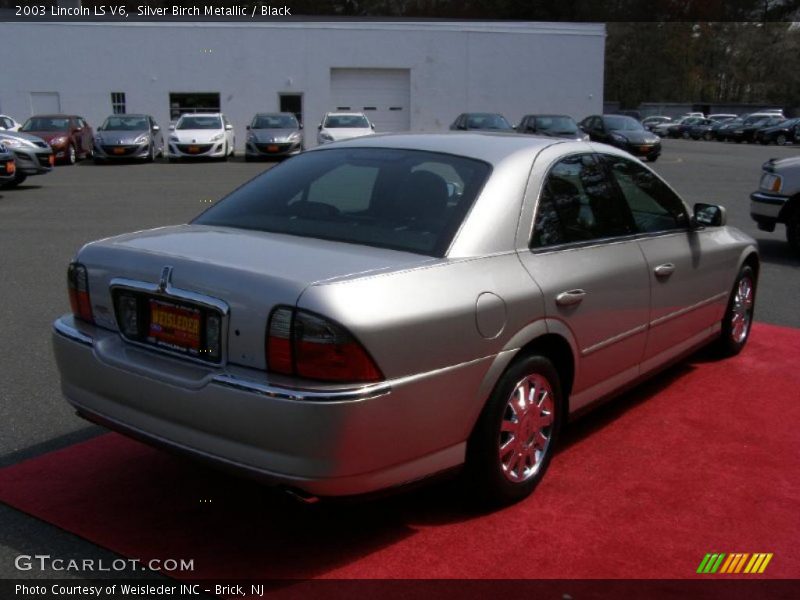 Silver Birch Metallic / Black 2003 Lincoln LS V6