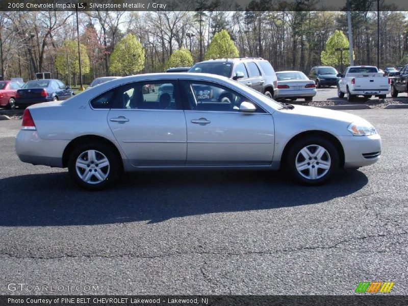 Silverstone Metallic / Gray 2008 Chevrolet Impala LS