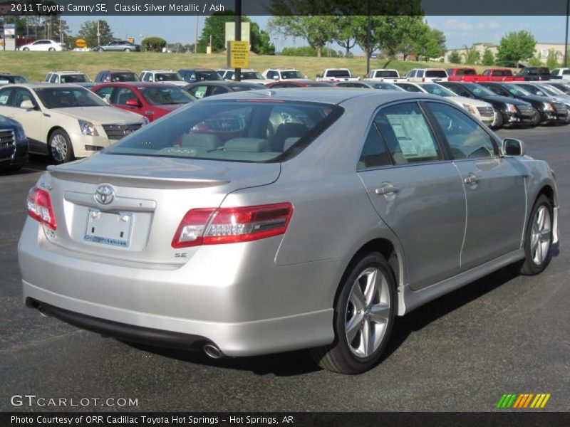 Classic Silver Metallic / Ash 2011 Toyota Camry SE