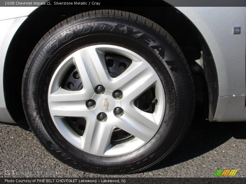Silverstone Metallic / Gray 2008 Chevrolet Impala LS
