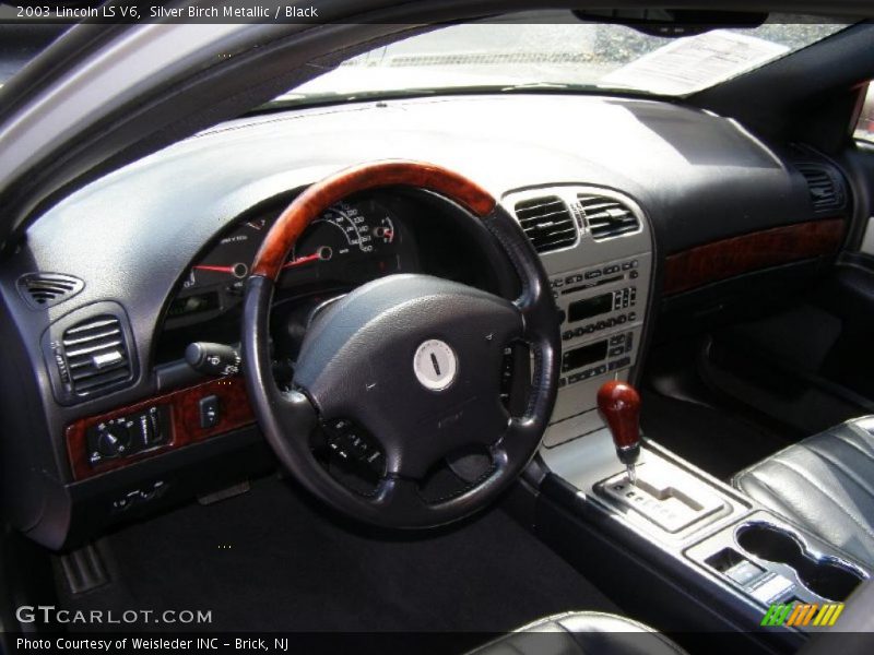 Silver Birch Metallic / Black 2003 Lincoln LS V6