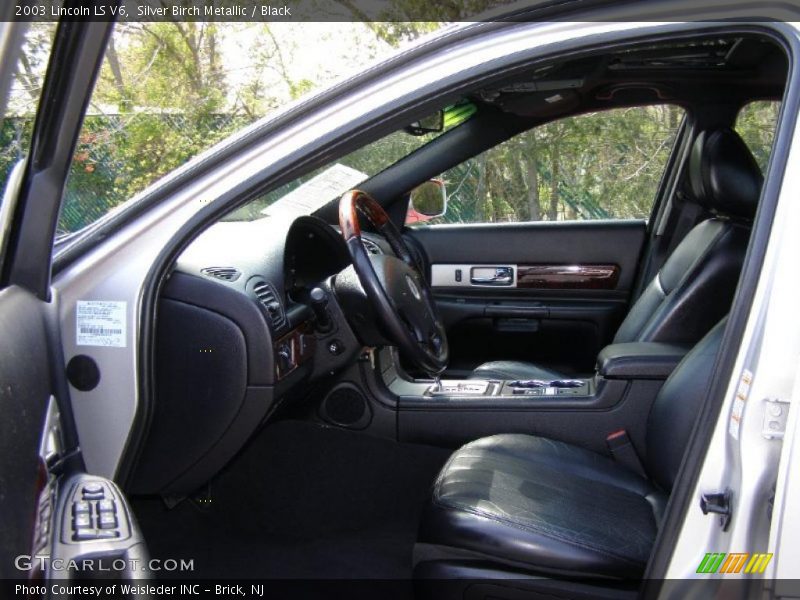 Silver Birch Metallic / Black 2003 Lincoln LS V6