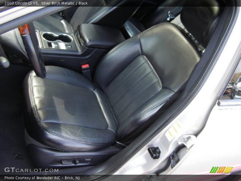 Silver Birch Metallic / Black 2003 Lincoln LS V6