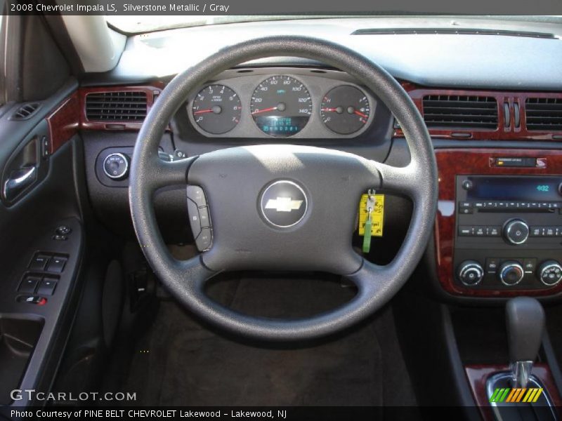 Silverstone Metallic / Gray 2008 Chevrolet Impala LS