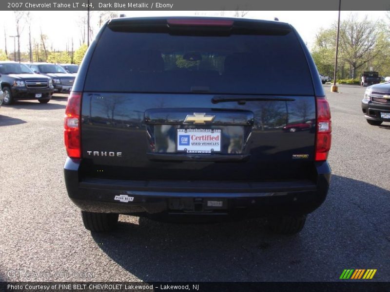 Dark Blue Metallic / Ebony 2007 Chevrolet Tahoe LT 4x4