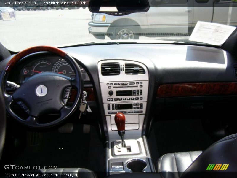 Silver Birch Metallic / Black 2003 Lincoln LS V6