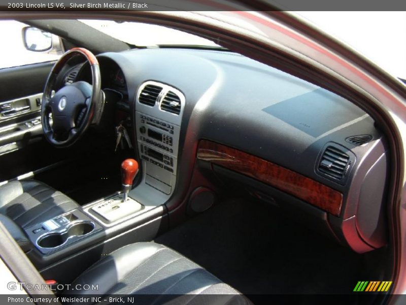 Silver Birch Metallic / Black 2003 Lincoln LS V6