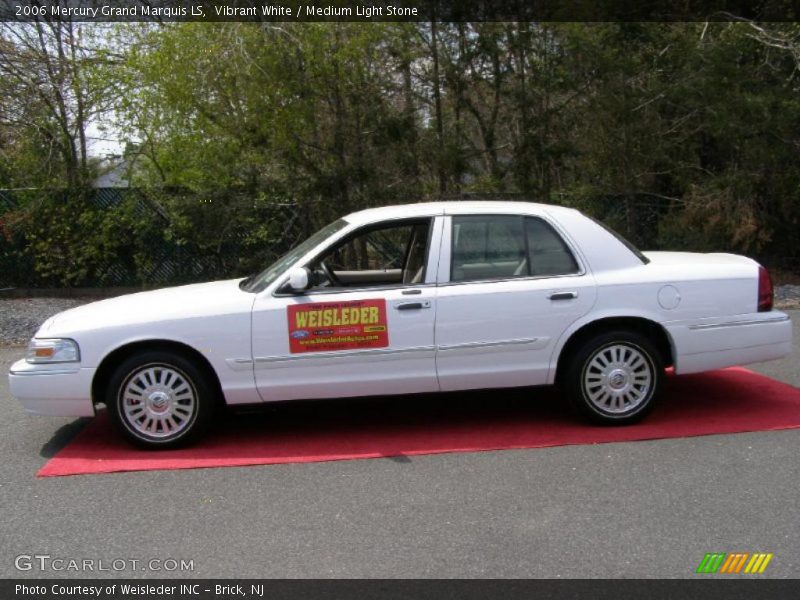 Vibrant White / Medium Light Stone 2006 Mercury Grand Marquis LS