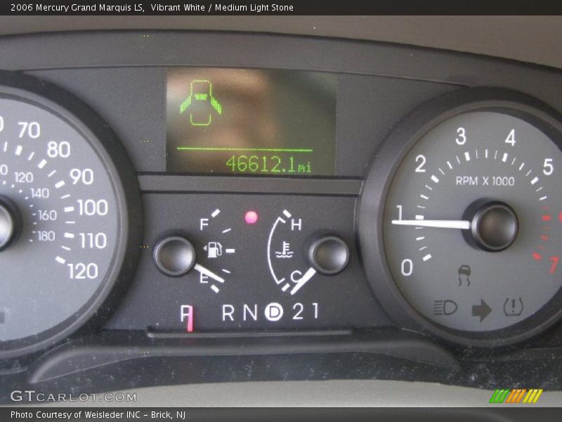 Vibrant White / Medium Light Stone 2006 Mercury Grand Marquis LS