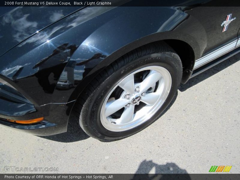 Black / Light Graphite 2008 Ford Mustang V6 Deluxe Coupe