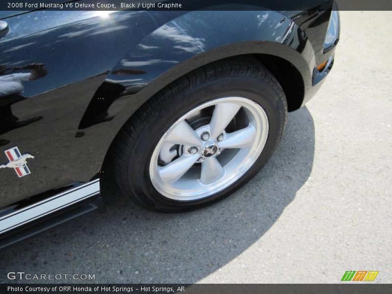 Black / Light Graphite 2008 Ford Mustang V6 Deluxe Coupe