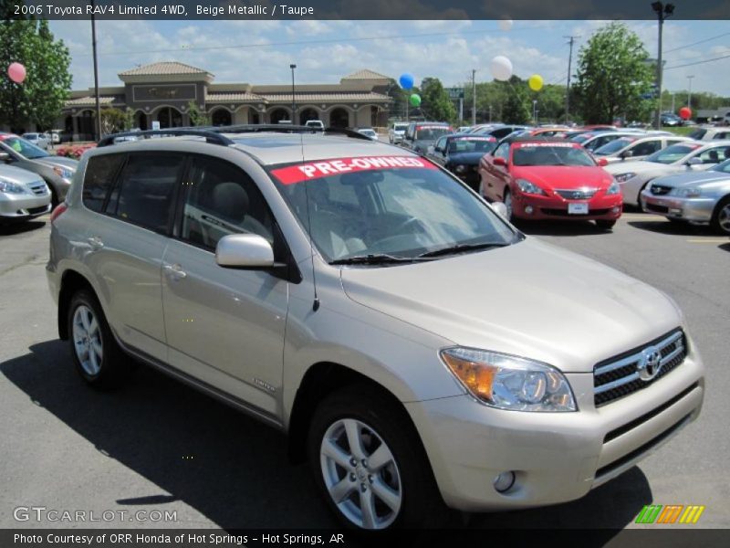 Beige Metallic / Taupe 2006 Toyota RAV4 Limited 4WD