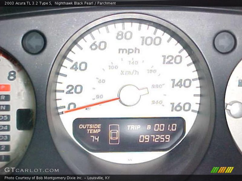Nighthawk Black Pearl / Parchment 2003 Acura TL 3.2 Type S