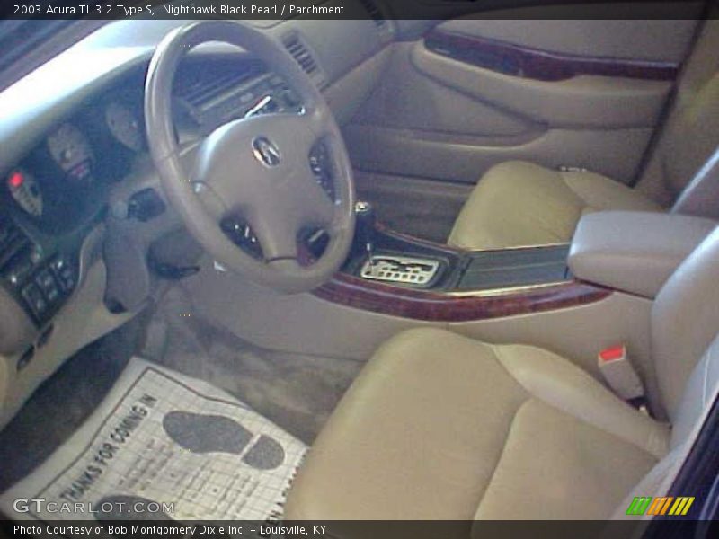 Nighthawk Black Pearl / Parchment 2003 Acura TL 3.2 Type S